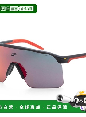 自营Nike Men's 61 mm Grey Sunglasses - matte dark smoke grey