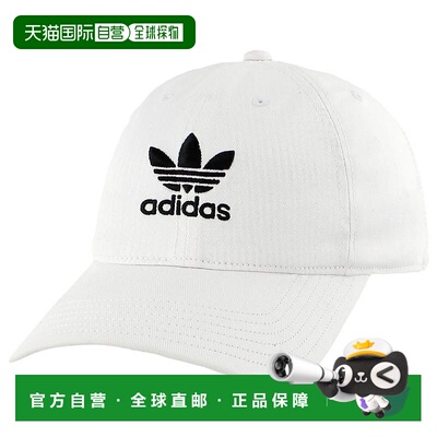 【美国直邮】adidas 男士 帽子时尚阿迪达斯经典ck帽三叶草遮阳帽