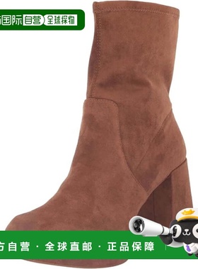 自营Kenneth Cole New York Bri Boots Women's Brown Square Toe