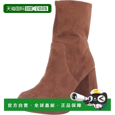 自营Kenneth Cole New York Bri Boots Women's Brown Square Toe