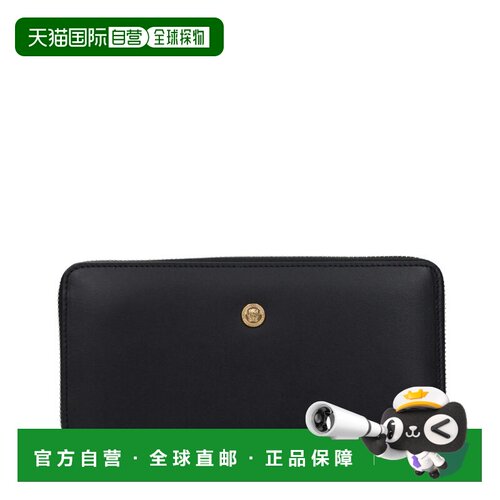 自营Versace Leather Women's Wallet - black 美国奥莱直发