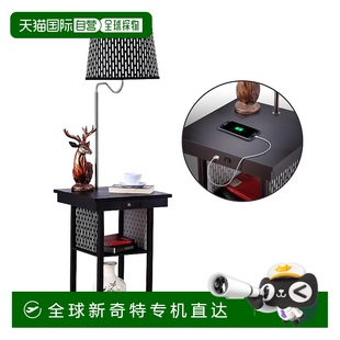 茶几 USB brightech带 LED 灯 自营 端口和插座 个 Madison
