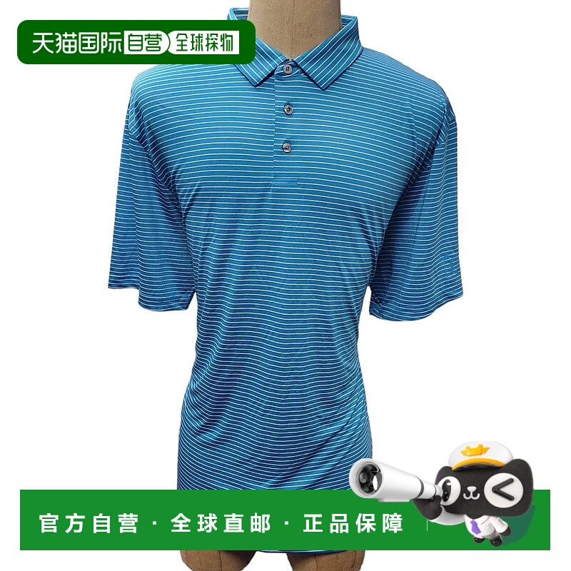 自营pga tourMen's Polo Golf Shirt In Sky Blue - sky blue 美