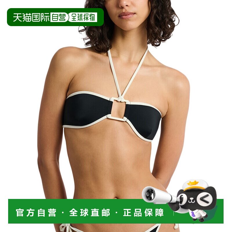 自营 Onia Palermo比基尼上衣-黑色 美国奥莱直发新款性感吊带