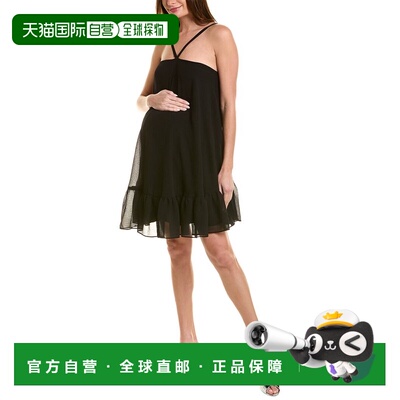 自营HATCH Maternity The Tia Dress - black 美国奥莱直发