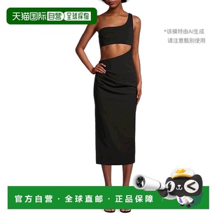 镂空设计中长上衣包臀裙 长裙服饰修身 美国直邮Misha 女士连衣裙