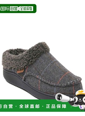 自营Dearfoams Men's Marshall Microsuede Moccasin Toe Clog Ho