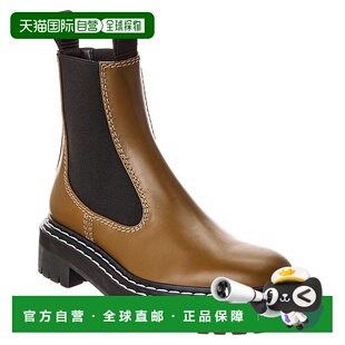 自营 Proenza Schouler切尔西皮靴-绿色 美国奥莱直发切尔西靴