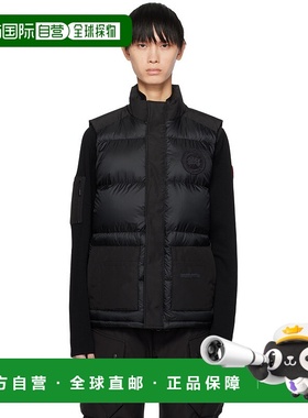 香港直邮潮奢 Canada Goose 加拿大鹅 男士 黑色黑标系列 Freesty