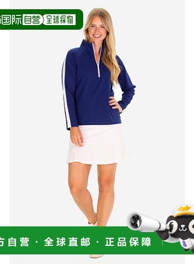 自营duffield lane皇家海军Pique Everett Quarter Zip 美国奥莱