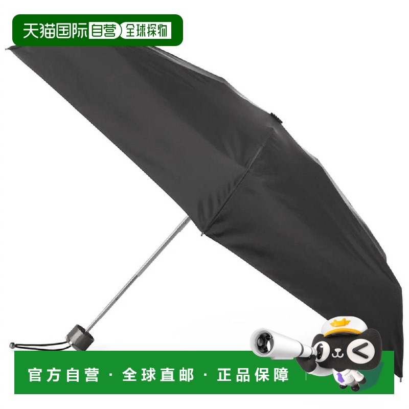 自营 totes黑色女式Titan迷你手动雨伞，带Neverwet 美国奥莱直发