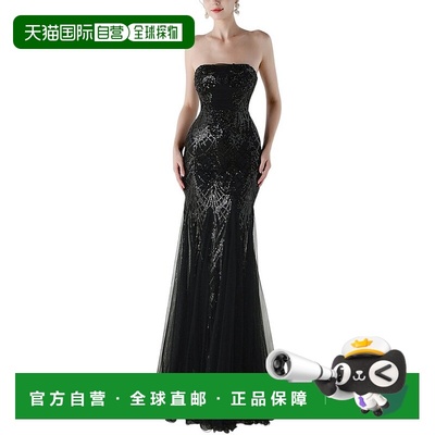 自营KALINNU Maxi Dress - black 美国奥莱直发
