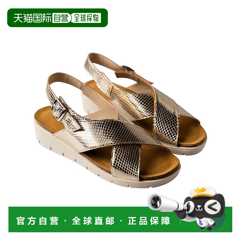 自营 eric michaelWomen's Cancun Sandals In Metallic - metall