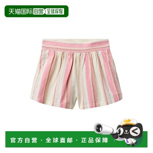 多色 jack珍妮和杰克条纹亚麻混纺短裤 美国奥莱直 and 自营janie