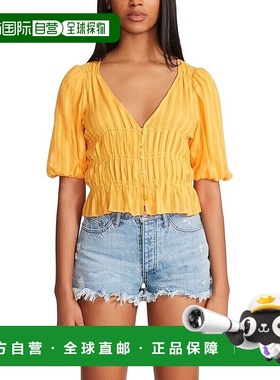 自营 BB Dakota by Steve Madden Summer Ting女式黄色褶边剪裁JD