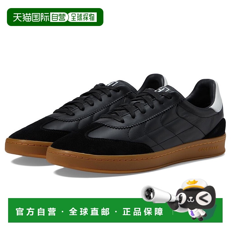 1h可退 【美国直邮】Cole Haan男士休闲鞋圆头运动真皮系带潮流时
