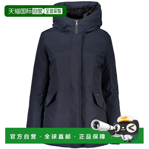 自营Woolrich Cotton Women's Women's Jacket - blue 美国奥莱直