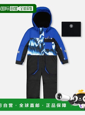自营deux par deuxOne-Piece Play Snowsuit with Print and Colo