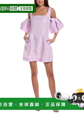自营 3.1 Phillip Lim 塔夫绸迷你连衣裙 - 紫色 美国奥莱直发