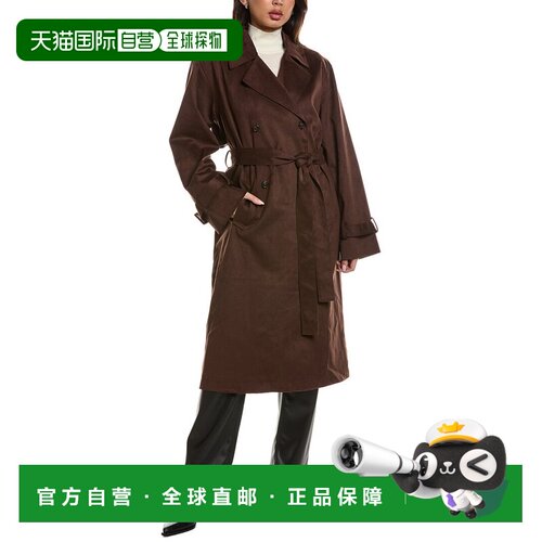 自营lamarqueLAMARK Trench风衣-棕色 美国奥莱直发