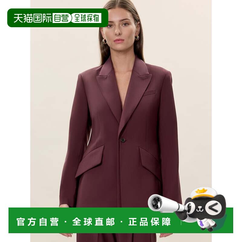 自营rebecca taylorStevie Blazer - plum 美国奥莱直发
