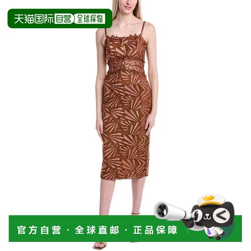 自营Ramy Brook Nonie Midi Dress - Brown 连衣裙美国直发奥莱