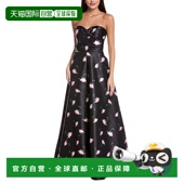 自营 美国奥莱直发连衣裙长裙 黑色 Rene Ruiz天皇礼服