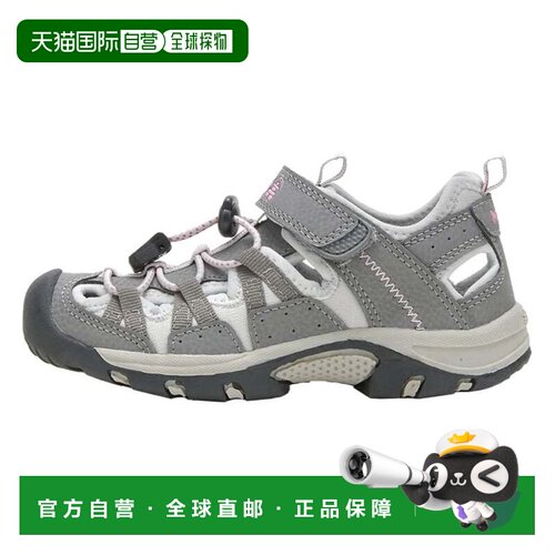 自营Youth Kamik Wildcat HK406-MGY 's Gray Faux Leather Hikin
