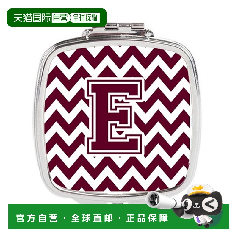 自营 Carolines Treasures CJ1051-ESCM Letter E Chevron M正品