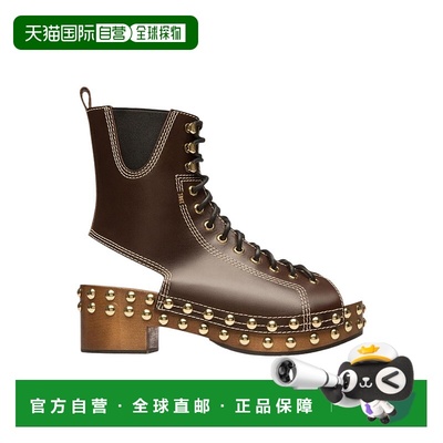 自营 Bally Elena 6300259 Women's Ebano Studded Sandals - bro