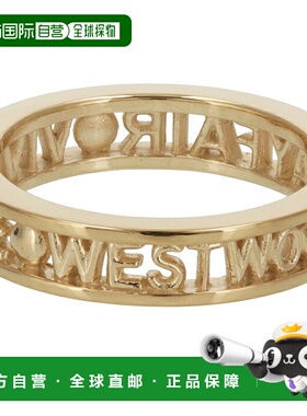 自营 Vivienne Westwood Westminster戒指4毫米宽带品牌标志64040