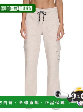 自营Calvin Klein Cargo Pants Women's  Beige Active Embroider