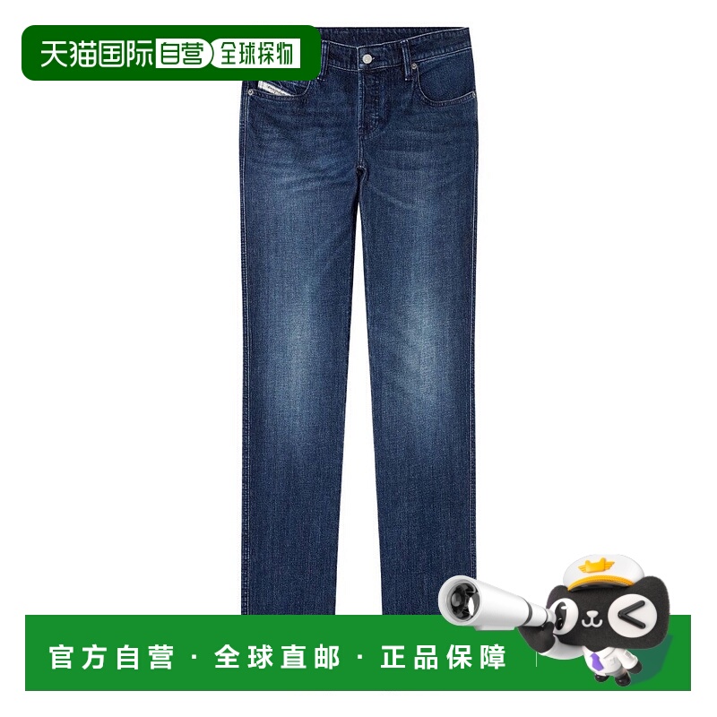自营Medium Blue Straight-Leg Diesel Jeans - black 美国奥莱直
