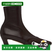 香港直邮潮奢 Low KHAITE 棕色 1h可退 Stretch 女士 Nevada 踝靴