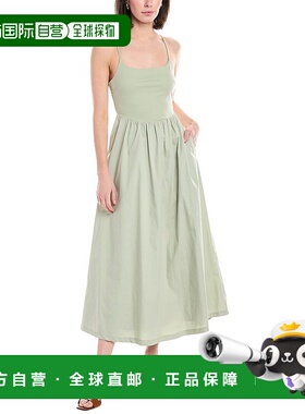 自营Harper背心迷笛裙-绿色 【美国奥莱】直发连衣裙