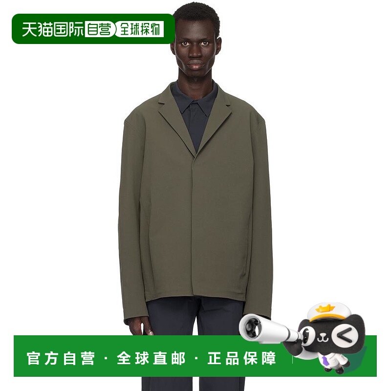 1h可退 【美国直邮】Veilance 灰色 Spere 男士西服外套 修身合身