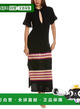 自营 Ramy Brook Greca 长裙 - 黑色 美国奥莱直发连衣裙