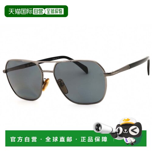 自营david beckhamDB 1128/G/S 0V81 M9钌黑/深灰色偏光-钌黑 美