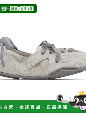 1h可退 香港直邮潮奢 Acne Studios 艾克妮 女士 灰色 Lace-Up Le