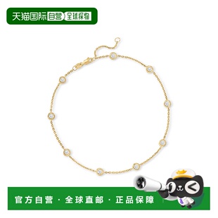 Simons 克拉黄金钻石站脚链 美国奥莱直发 自营 英寸 Ross