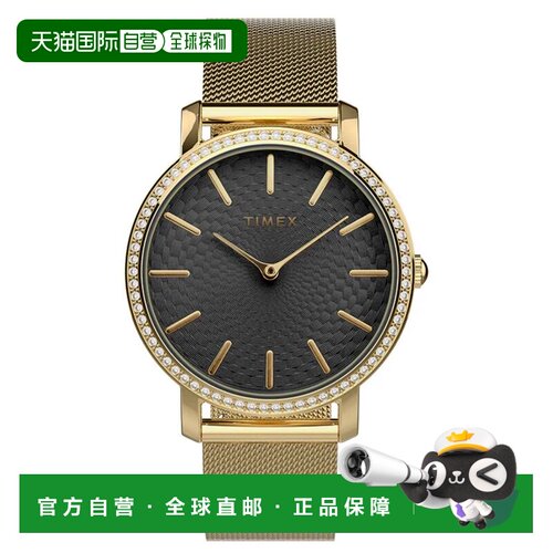 自营Timex Women's Transcend Black Dial Watch - black 美国奥