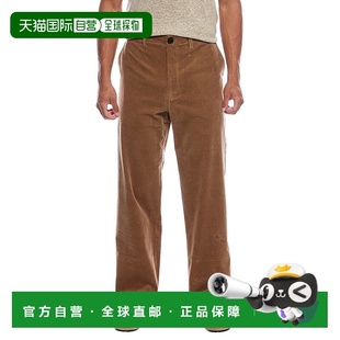 美国奥莱直 棕色 自营frame denimFRAME牛仔软灯芯绒羊毛混纺长裤