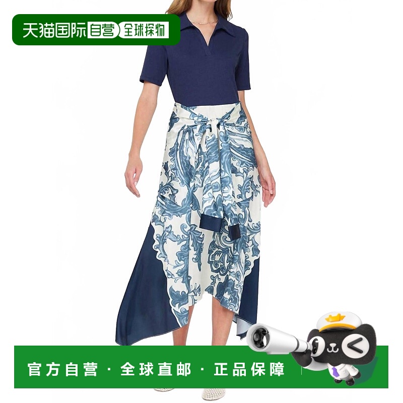 自营current airKrista Midi连衣裙 美国奥莱直发