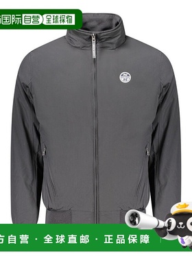 自营North Sails涤纶夹克和男士外套-黑色 美国奥莱直发