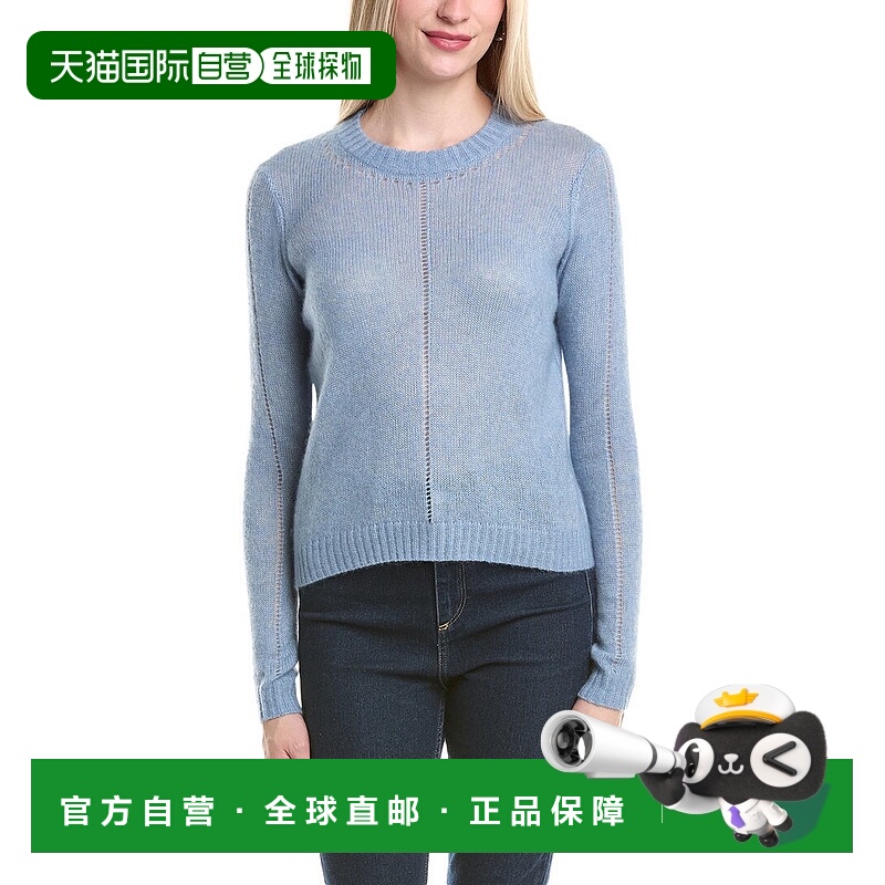 自营Autumn Cashmere Ladderstitch Detail Cashmere & Silk-Blen