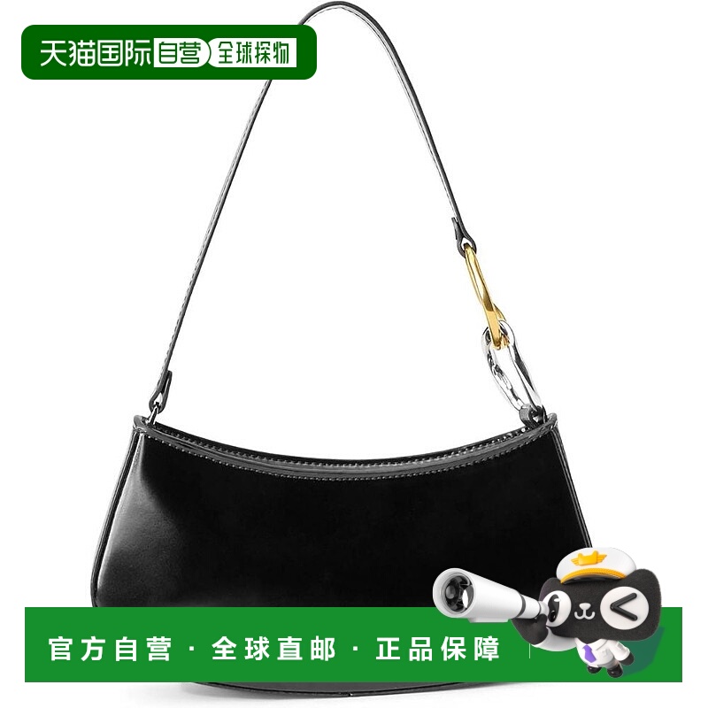 自营Staud Women's Ollie Leather Shoulder Bag, Black - black