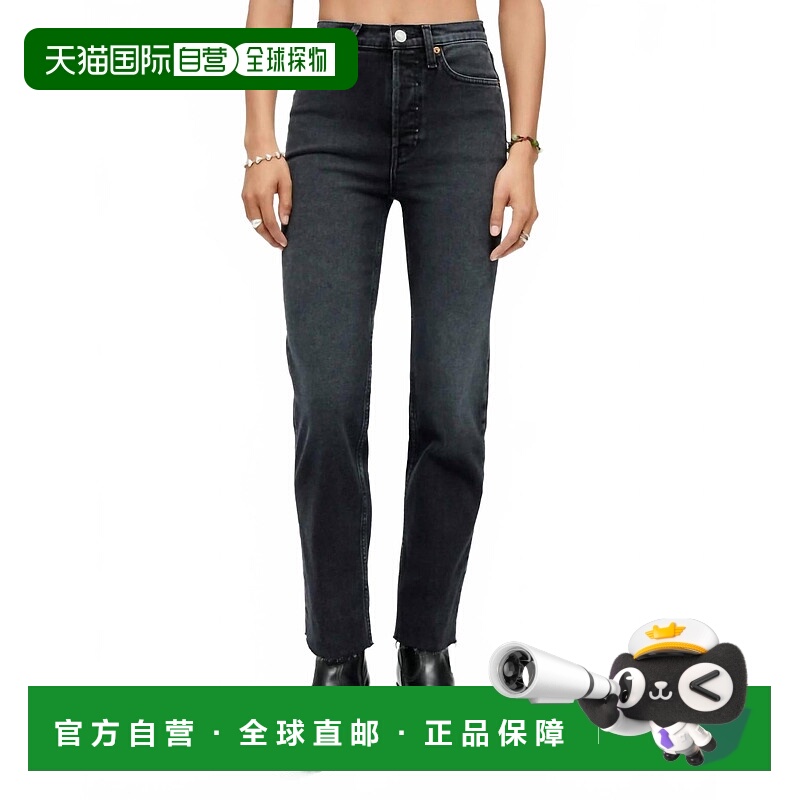 自营redone70S Stove Pipe Jean In Washed Nior - washed nior