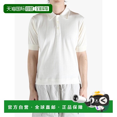 美国直邮DRIES VAN NOTEN - Men Pointelle Jacquard Polo