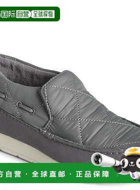 自营 Sperry Moc Sider STS-87050运动鞋女式7灰色滑套休闲鞋KHD6