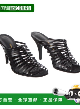 自营salvatore ferragamoFerragamo Jessa Leather Sandal (Authe